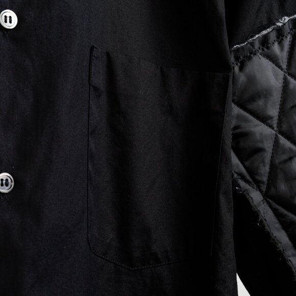 Comme Des Garçons Homme Plus 2017 Black Quilting Button Up Shirt - Picture 7 of 12